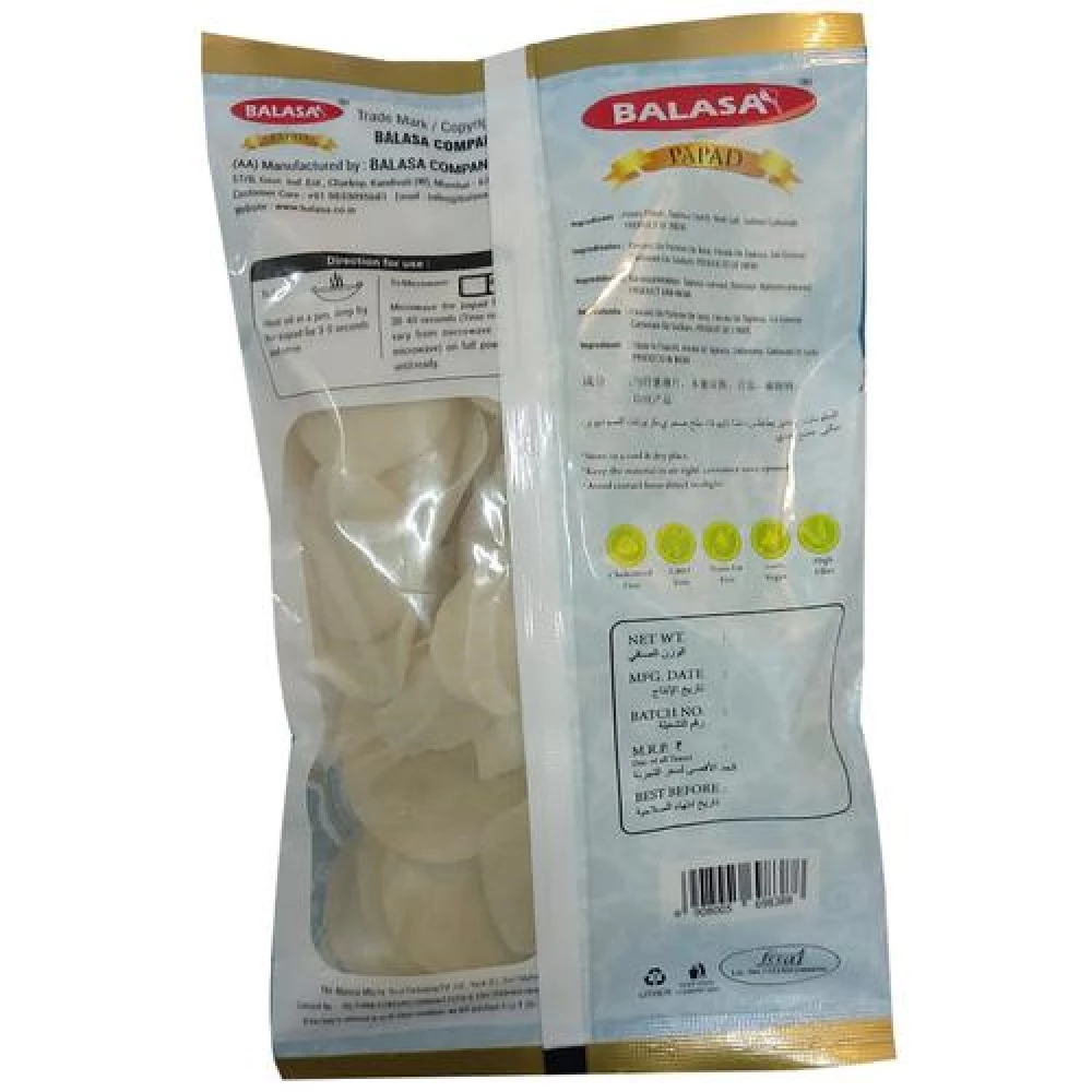 BALASA Papad - Sabudana, 70 g-6.webp